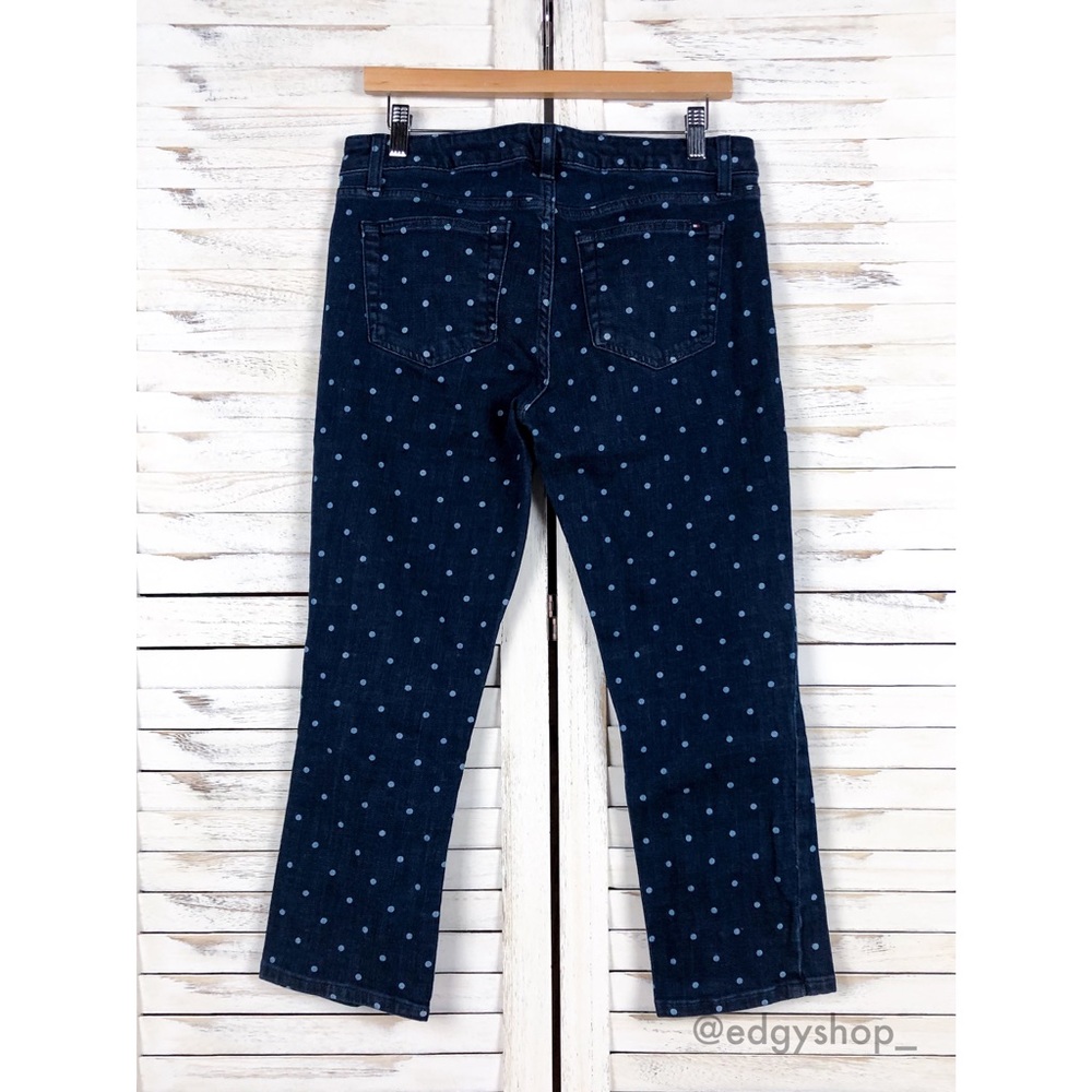 Tommy Hilfiger | Polka Dot Cropped Slim Fit Jeans - Picture 2 of 6